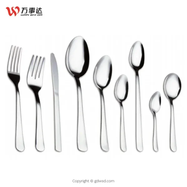 wsd1824 factory wedding reusable mirror gold cutlery sets