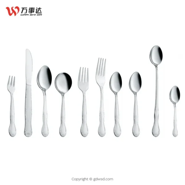 wsd002 made stainless steel flatware sliver 24pcs cutlery sets