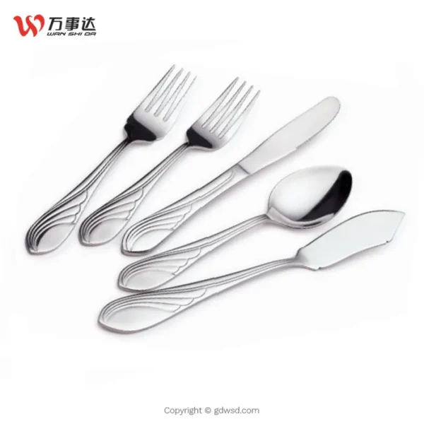 wsd0220 factory stainless steel matte sliver flatware dinnerware