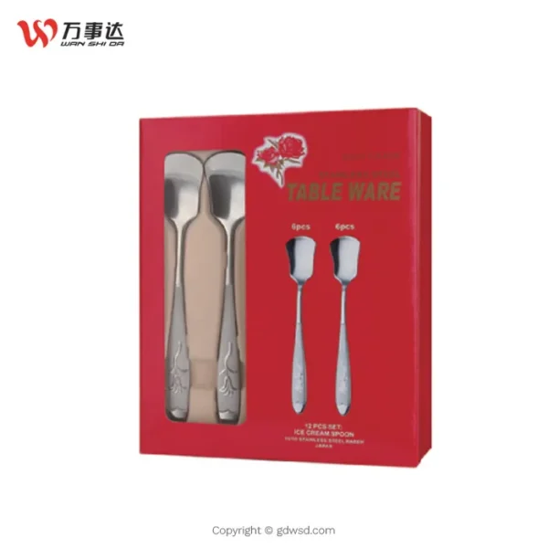 WANSHIDA 12PCs Wholesale Flatware Sets With Gift Box