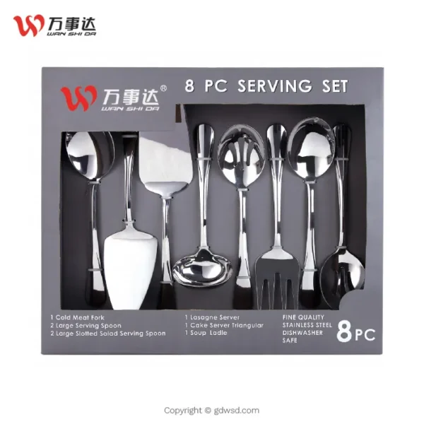 wsd8528 odm polish stainless steel cooking utensil set (复制)